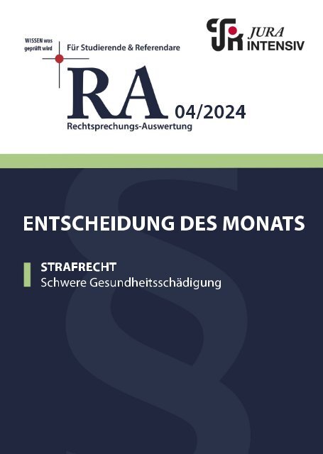 RA 04/2024 - Entscheidung des Monats