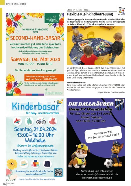 Mitteilungsblatt Wendelstein+Schwanstetten - April 2024