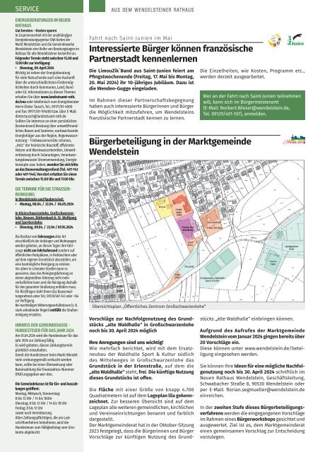 Mitteilungsblatt Wendelstein+Schwanstetten - April 2024