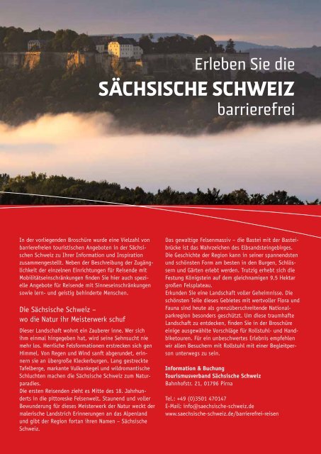 Sächsische Schweiz barrierefrei erleben