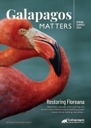 Spring/Summer 2024 - Galapagos Matters  - Galapagos Conservation Trust