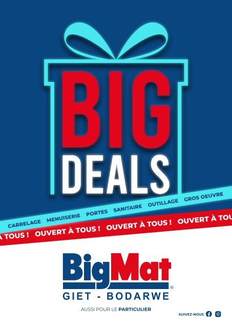 BigDeals Mars 2024 - Bigmat Giet Bodarwé