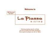 Bistro La Piazza Speisekarte 03 2024