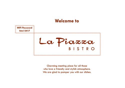 Bistro La Piazza Speisekarte 03 2024