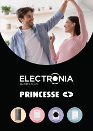 Catálogo ELECTRONIA e PRINCESSE