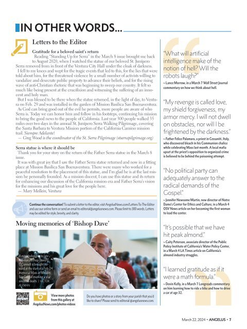 Angelus News | March 22, 2024 | Vol. 9 No. 6