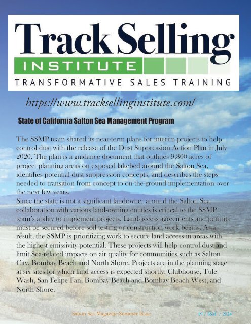 Salton Sea Magazine Premier Issue Spring 2024