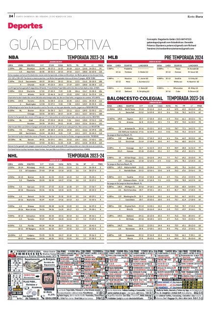 Guía Deportiva 23-03-2024 