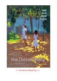 [eBook] How Children Develop Sixth Edition 6th Edition- ISBN :978-1319184568