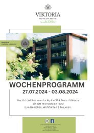 Wochenprogramm