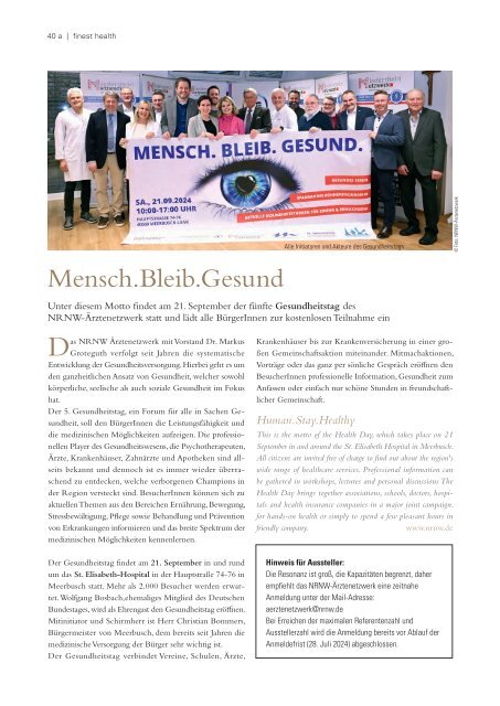 »feine adressen – finest«  Düsseldorf Edition I/2024