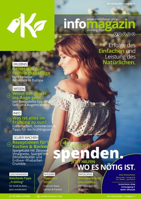 11 infomagazin Frühling 2024