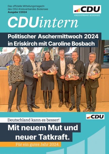 CDUintern Bodensee Ausgabe 1/2024