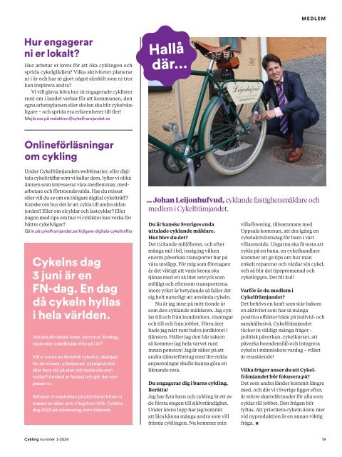 Tidningen Cykling 1 2024 