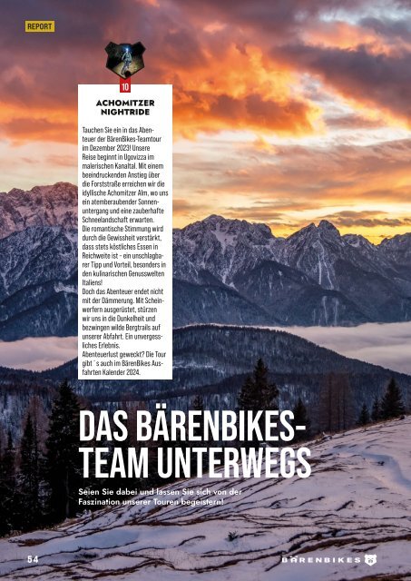 Bärenschmiede und BärenBike Magazin - Das Magazin der Bärenschmiede