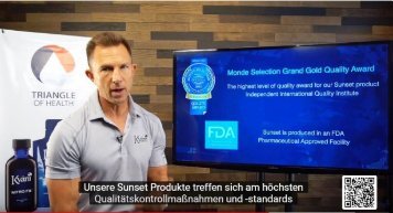 Sunset. 3. Komponente des Triangle of Wellness. Top Helfer gegen Inere Entzündungen, äußere Verletzungen, Bluthochdruck, Augenringe uvam. Lebensmittel, kein Medikament!