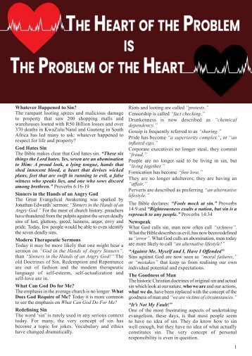 The heart of the problem is the problem of the heart Yumpu
