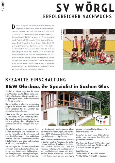 Stadtmagazin Wörgl April 2024