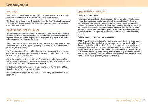 WELDI baseline report