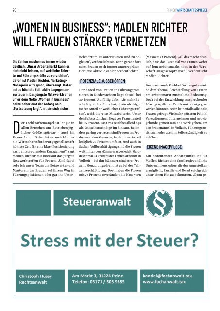 Peiner Wirtschaftsspiegel: Ausgabe 01/2024