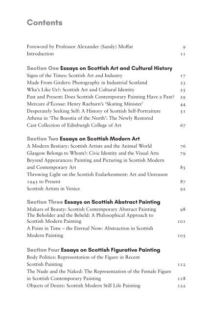 Scottish Artists in Historical and Contemporary Context by Bill Hare sampler