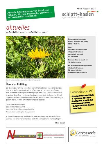 aktuelles schlatt-haslen_04-april-2024