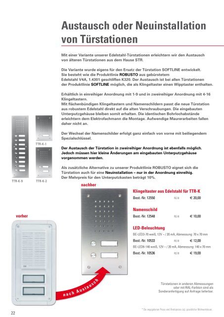 Türstationen - Waske Elektrotechnik