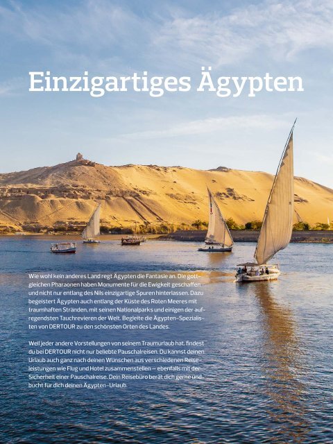 DERTOUR Magazin Aegypten 2024