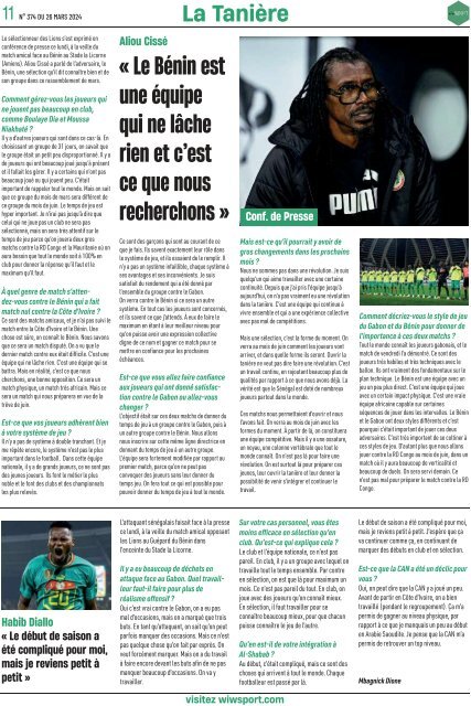 Journal wiwsport n374 - 26 mars 2024