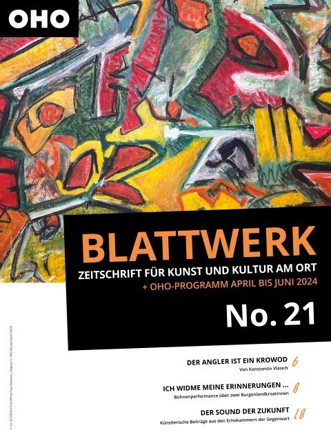 Blattwerk Ausgabe No21 April bis Juni 2024