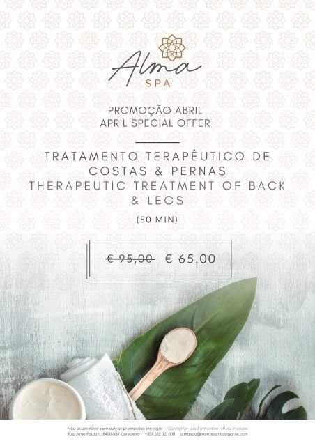 Alma Spa Promoção Mensal