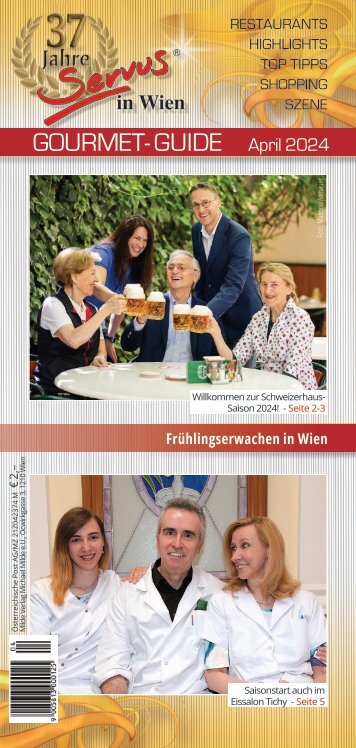 Servus in Wien - Gourmet Guide - April 2024