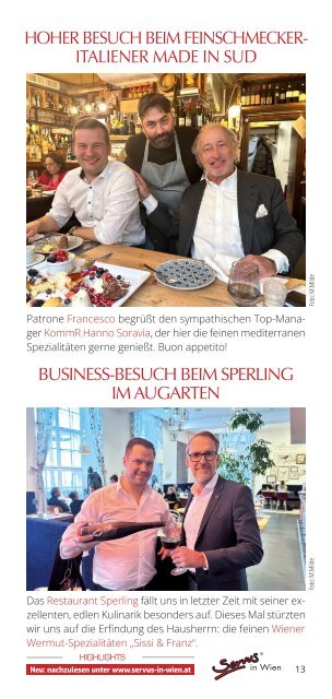 Servus in Wien - Gourmet Guide - April 2024