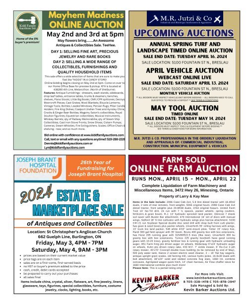 Woodbridge Advertiser/AuctionsOntario - 2024-03-26