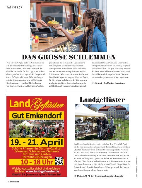 Lebensart im Norden | April 2024 | Neumünster