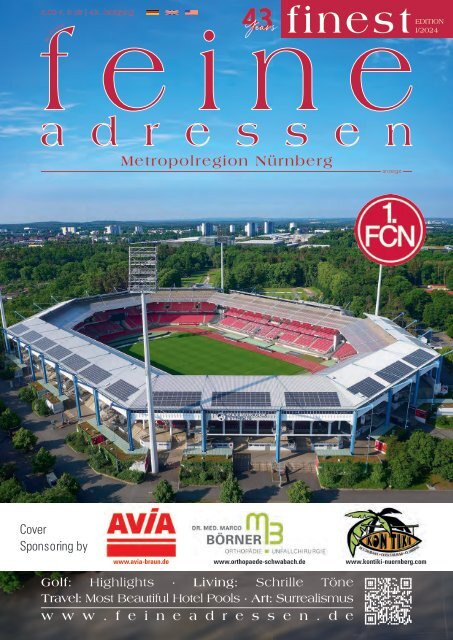 »feine adressen – finest«  Nürnberg Edition I/2024