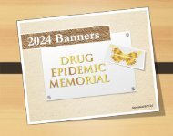 2024 Banners - Drug Epidemic Memorial