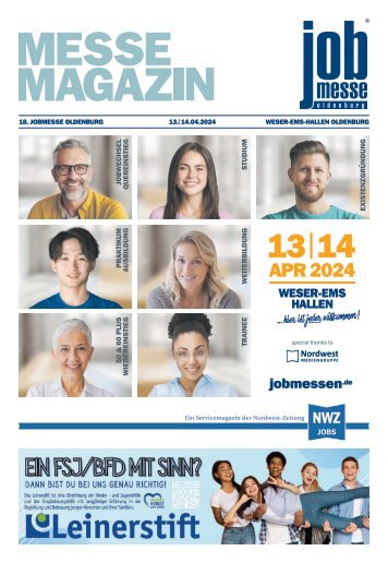 Das MesseMagazin zur jobmesse oldenburg 2024