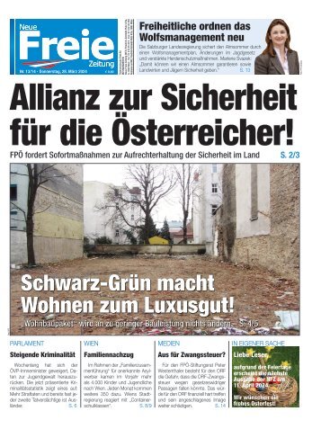 Allianz zu mehr Sicherheit für die Österreicher!