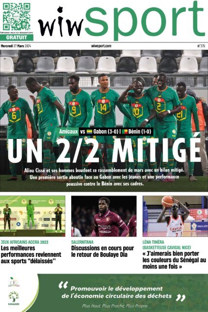 Journal wiwsport n375 - 27 mars 2024