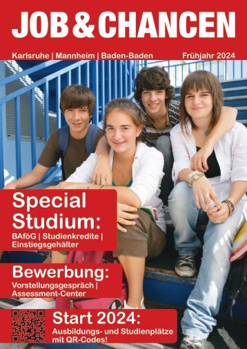 JOB & CHANCEN Karlsruhe/Mannheim/Baden-Baden Frühjahrs-Ausgabe