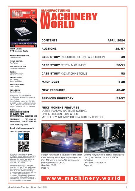 Manufacturing Machinery World April 2024