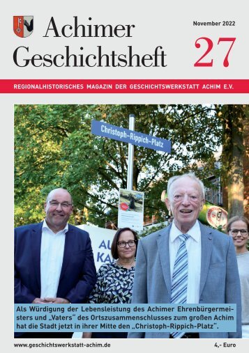 Achimer Geschichtsheft 27