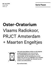2024 04 01 Oster-Oratorium - Vlaams Radiokoor, PRJCT Amsterdam + Maarten Engeltjes