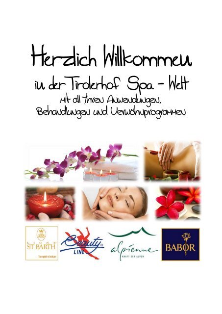 SPA-Oase Prospekt als PDF-Download - Hotel Tirolerhof