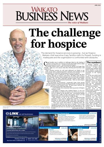Waikato Business News | April 1, 2024