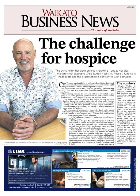 Waikato Business News | April 1, 2024
