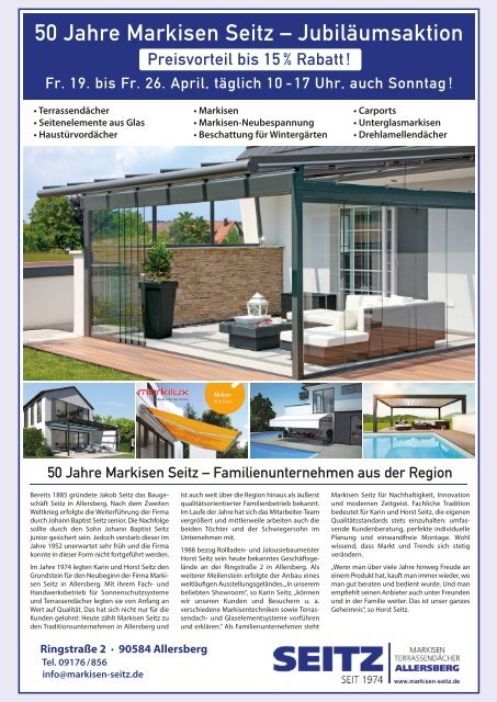 Mitteilungsblatt Nürnberg/Eibach/Reichelsdorf/Röthenbach - APRIL 2024