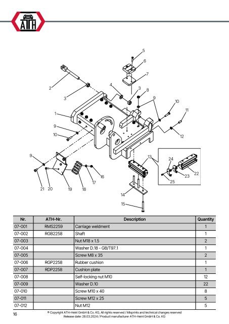 ATH-Heinl ETL LKW-Reifenmontiermaschine ATH 7258