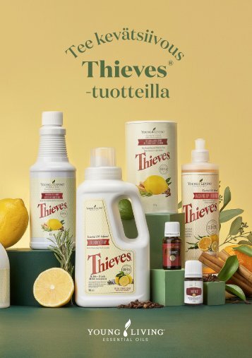 Tee kevätsiivous Thieves®-tuotteista